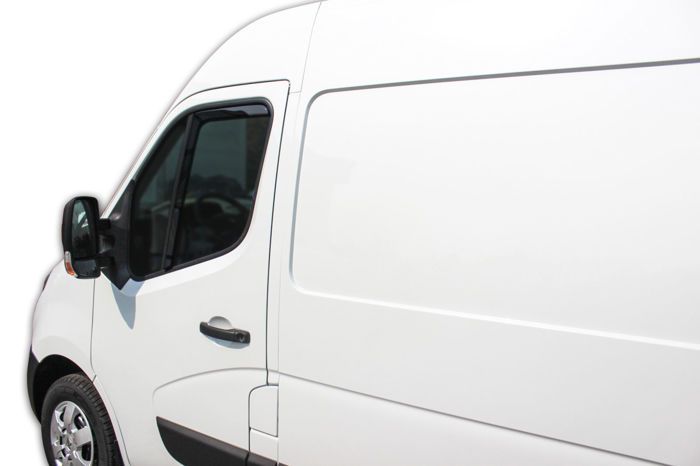 Air Deflectors - SCOUTT - Renault Master - Smoked - Reinforced Acrylic - Easy Installation