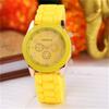 1Pc Silicone Watch Korean Version Fashionable and Beautiful Color Jelly Student Sports Watch