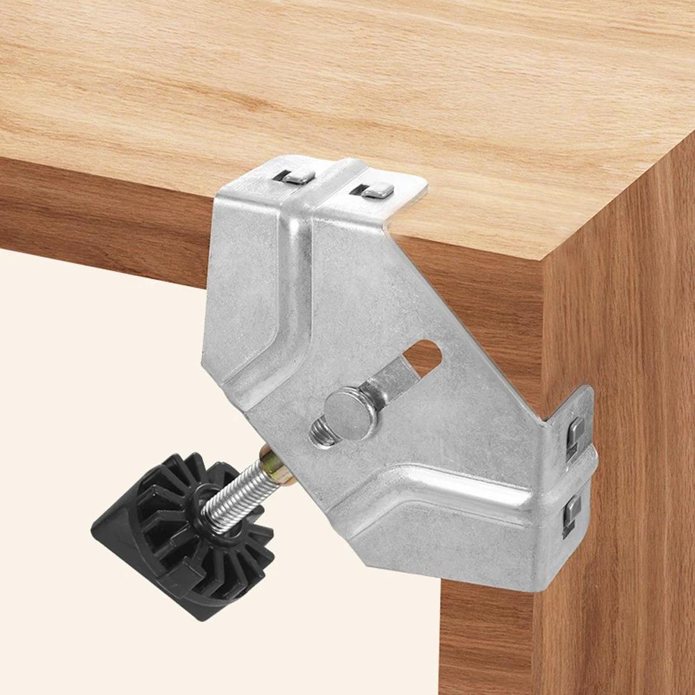 מלחץ פינתי מנירוסטה, לוקייטור, מלחץ קיבוע חזק בזווית 90 מעלות, חיבור עץ