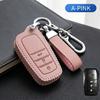 Leather Key Cover For Toyota Camry Corolla RAV4 Yaris Prius Prado Hilux C-HR Fortuner Highlander Avalon Venza Fob Protect Shell