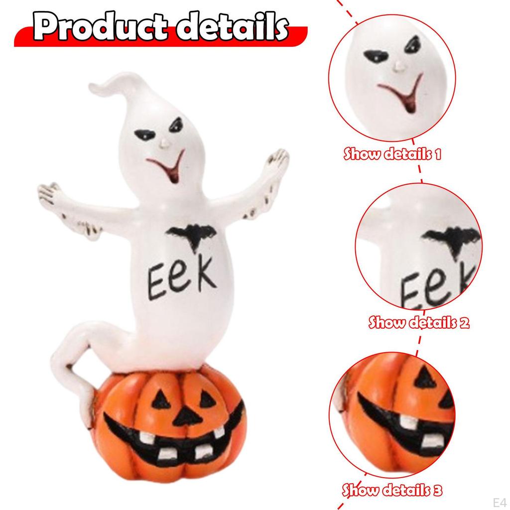 Figurine Halloween Decoration Collectible Fashion Desktop Ornament Home Decor for Garden Fireplace