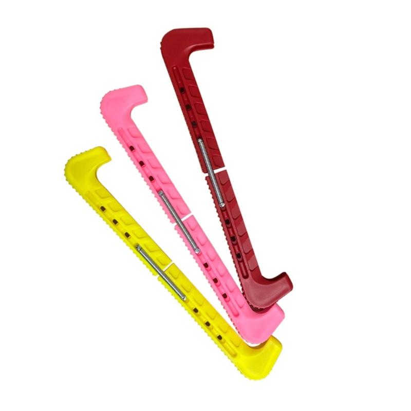 Ice Hockey Figure Skate Blade Covers Ice Skating Guards Adjustable Skate Guards Protector Elastic Ice Skate Blade Guards