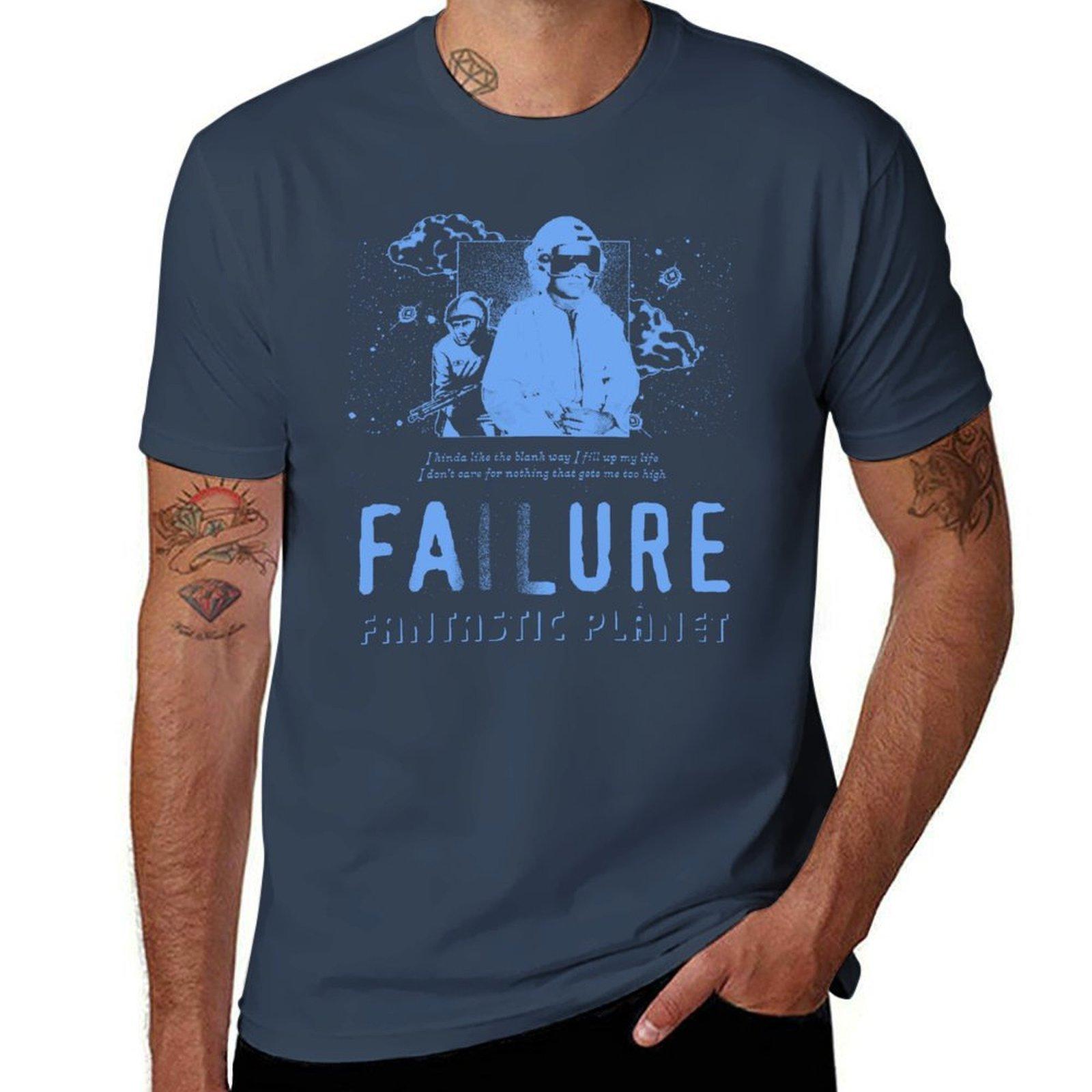 Failure Fantastic Planet fan art TShirt Casual Lightweight Short Sleeve Top S