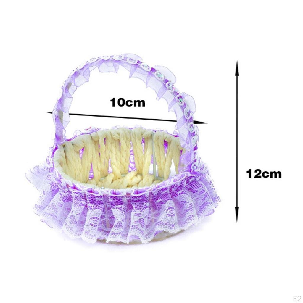 Paniers de fleurs pour mariages, Paniers tissés, Filles de la main Occasions spéciales Et