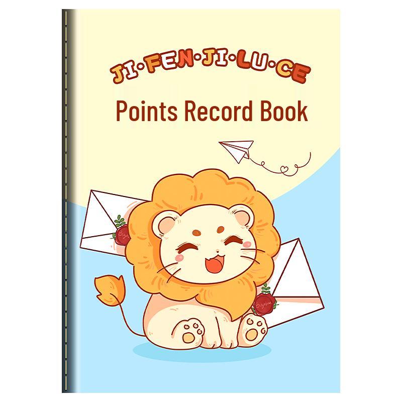 Children's Cute Reading Reward Stamp Book: Cartoon Points Card for Wish Redemption