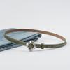 Flower Pin Buckle Leather Women'S Thin Belt Cowhide Women'S Jeans Casual Pants Women'S Belt