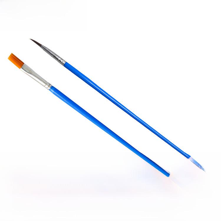 12-Color Acrylic Paint Set for Kids - Student Art & Craft Kit with Paint Strips for Plaster Dolls