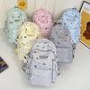 Schoolbag1011 new high-value ins wind large-capacity backpack Mori girl printed backpack junior high school student backpack