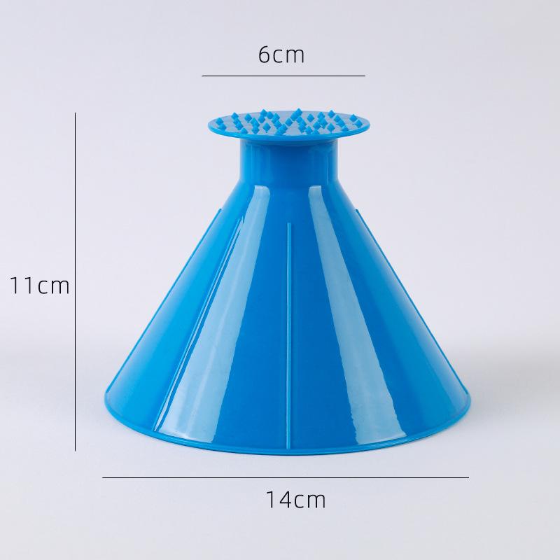 Auto Ice Scrape Funnel Car Window Glass Cleaning Tool Windshield Snow Remove Shovel Cleaning Brush Home Windows Glass Clean Tool