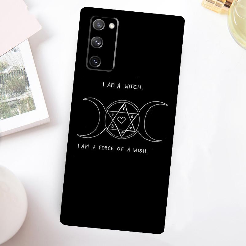 Witchcraft Dark Witch Funda For Samsung Galaxy S23 Ultra S22 Plus S20 S21 FE S8 S9 S10 Note 10 20 S24 Ultra Case