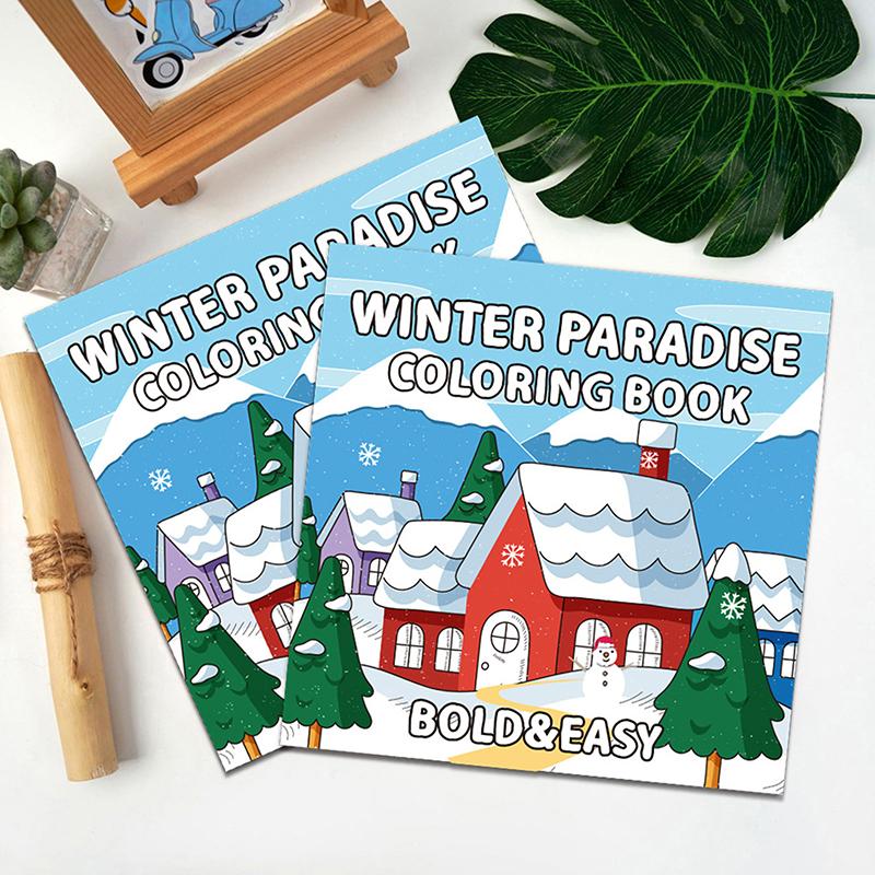 Cartoon Mini Food Omalovánky Omalovánky Montessori Vzdělávací hračka Graffiti Kniha Kreativní Zajímavá náplň Dárky k omalovánkám