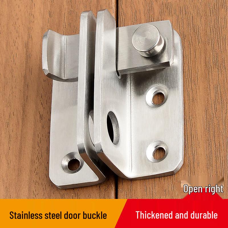 Heavy-Duty Stainless Steel Right-Opening Door Latch