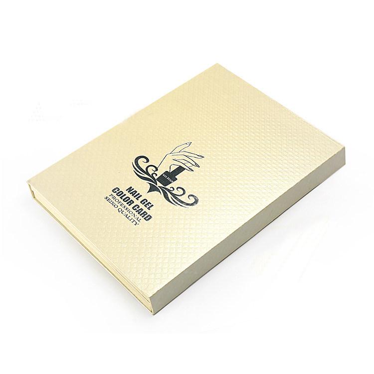 120-Color Gel Polish Display Book with Dustproof Embedded Design