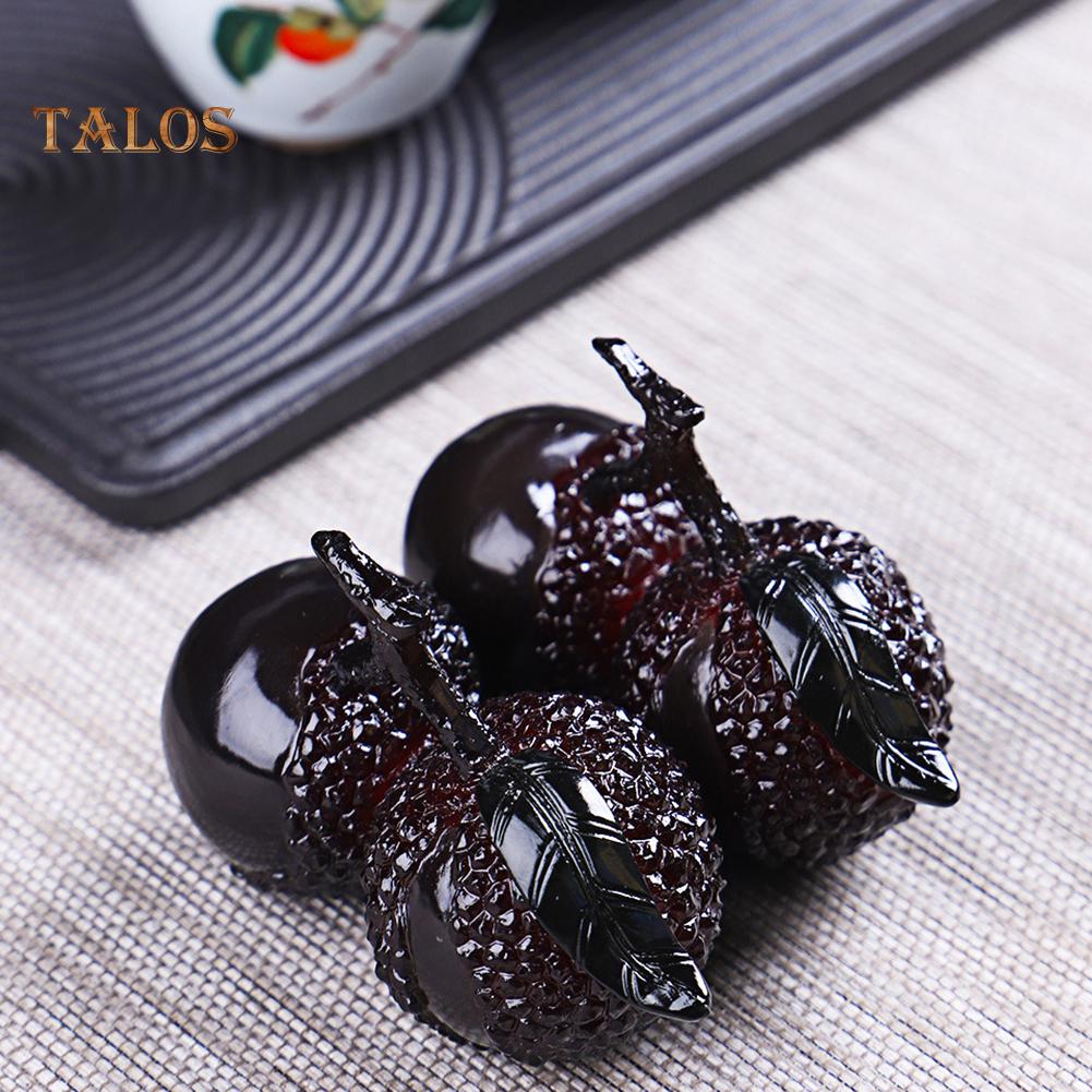 FLH Resin Změna barvy Litchi Tea Pet Home Table Odbarvování Příslušenství Dekorace