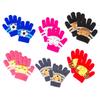 Cute Warm Colorful Gloves Thick Stylish Cartoon Animals Mitten Full Finger Mitten Colorful Striped Mitten for Toddler