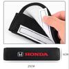 Car seat belt leather Shoulder Protector Safety Belt For Honda Civic xrv hrv crv brv City Accord Fit Jazz Insight Car Sticker EB1