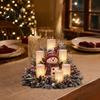 Christmas Table Centerpieces Lighted Centerpiece, Atmospheric Ornament with Warm Glow, USB Modern Home Embellishments Powered Plastic Crafts