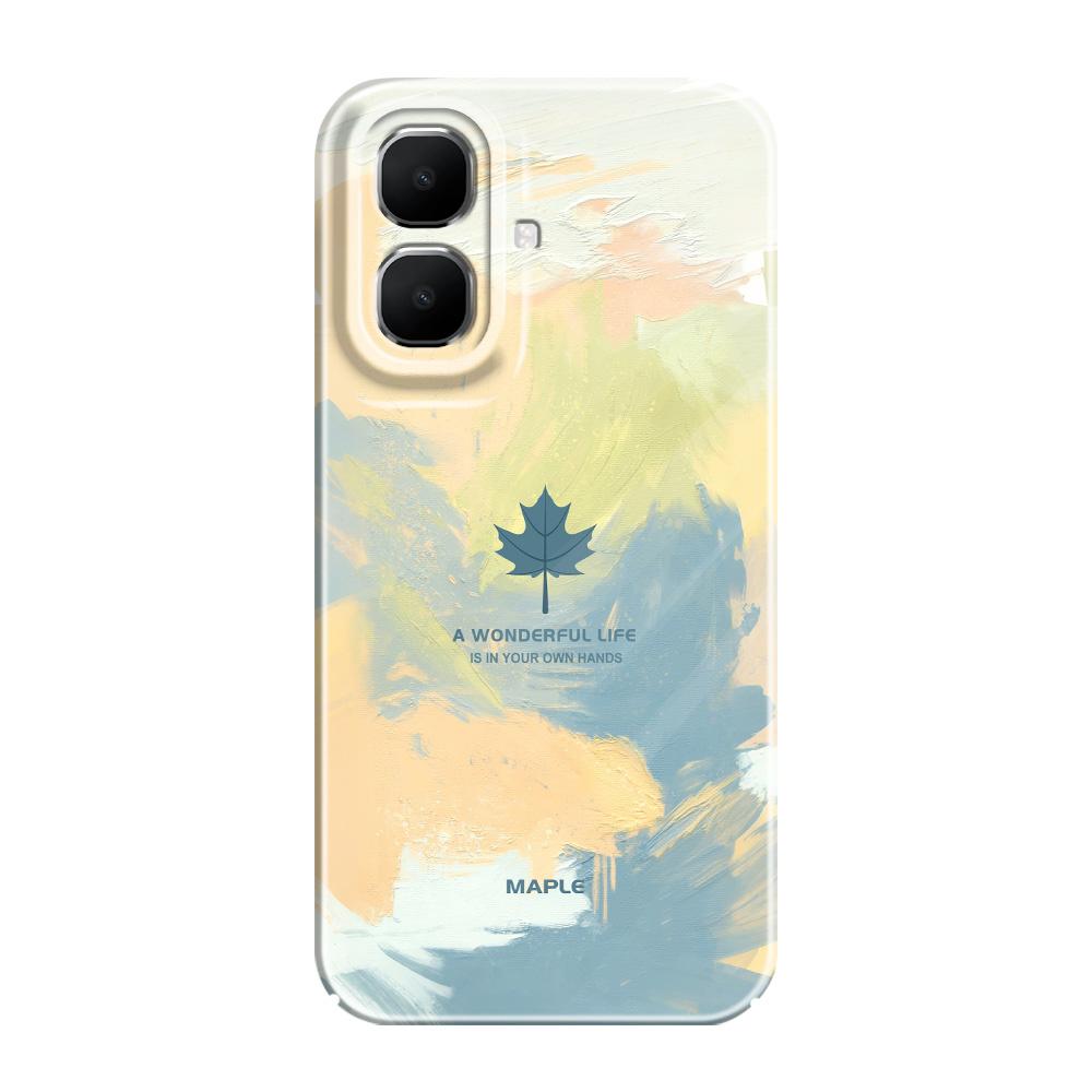 

Colorful Maple Leaf Phone Case For Infinix Smart 10 Plus 9 8 7 6 Film Hard Cover infinix Smart 6