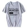 Summer New Unisexs Printed Sports Tshirt Muscle Shirt Outdoor Sports Fitness Top Vintage Cotton Roundneck Casual Clothing