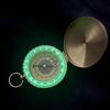 Outdoor Brass Pocket Compass with Luminous Dial