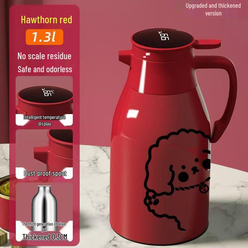 X70T Large Capacity Glass Liner Thermos Flask for Office, Home, and Dorm