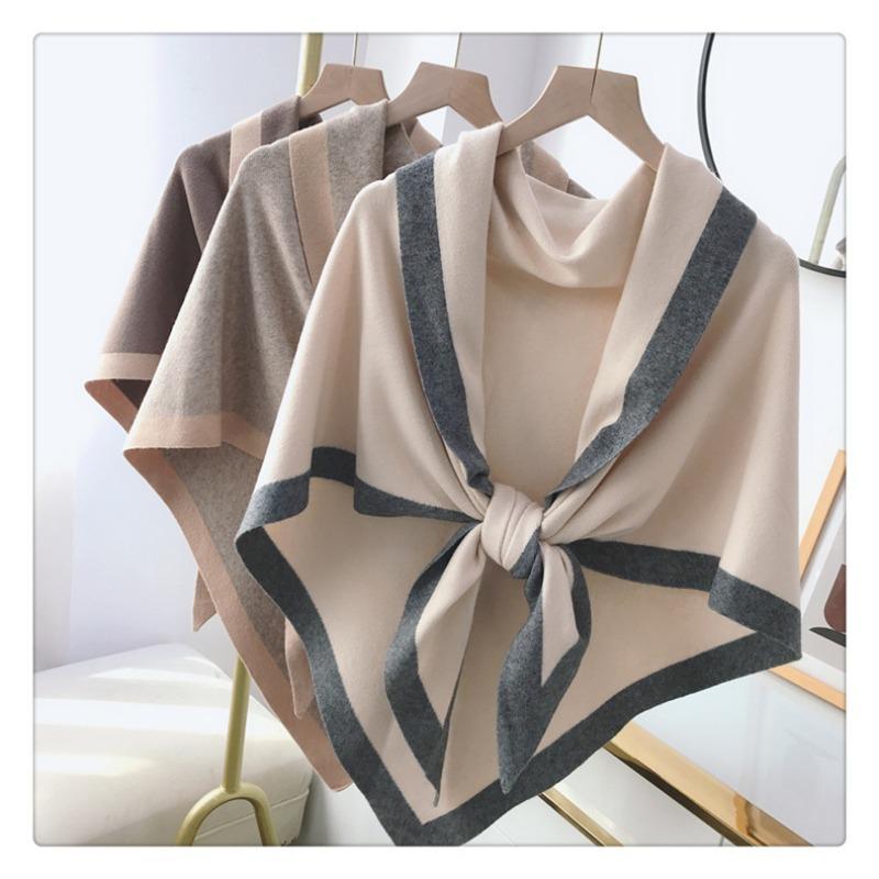 Women S Thick Triangle Scarf For Office Air Conditioned Room Neck Protection
