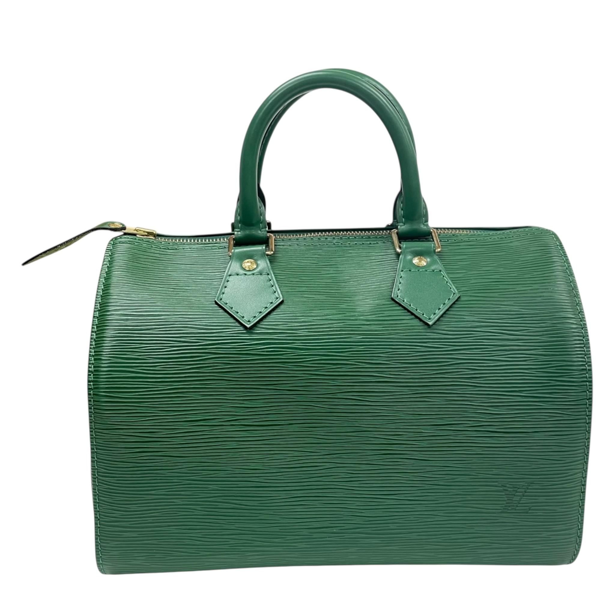 

Вживана сумка Louis Vuitton Epi Speedy 25 M43014 Boston Bag Зелена Оригінал SP0955 1219 one size зелений