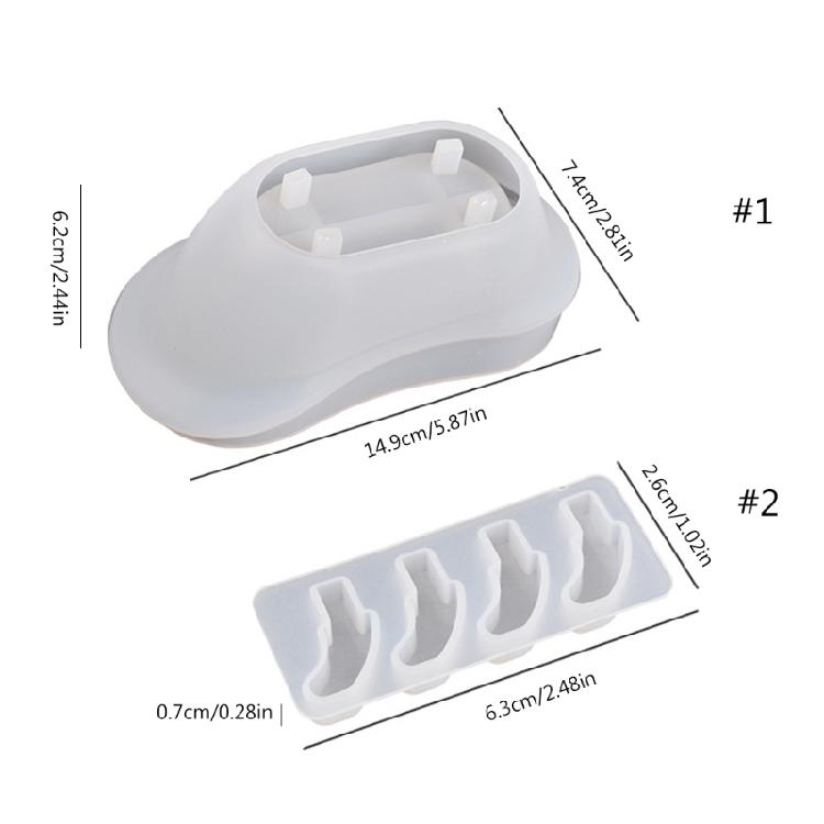 Bathtub Soap Dish Mold Accessory Storage Container Home Decorations Making