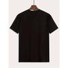 European Sizes Men'S Casual Sports 3D Printed Double Gun Faux Denim T-Shirt, Comfortable Summer Men'S Round Neck Short Sleeve Top.