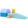 6 XXL Foam Building Blocks - Educational Game - Motor Skills Module - Certified EN71-1-2-3 Standards - 20D PU Foam