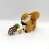 1 Stück Figuren Tischdekorationen Simulation Ornamente Weihnachten Falsches Tier Mini Miniaturfiguren Künstliches Eichhörnchen Plüsch