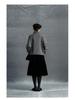 Winter Slimming Velvet Pleated Lace Skirt - Textured Design