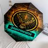 Jägermeister Emblem Glow Folding Umbrella Durable Suitable for All Seasons Outdoor Umbrella Travel
