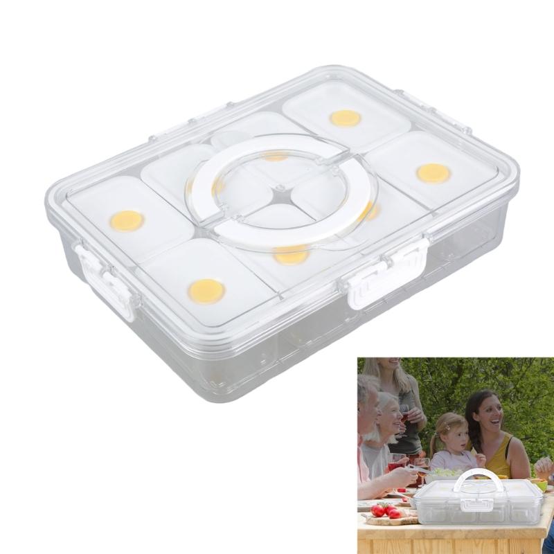 Clear Plastic Airtight Kitchen Organizers For Snacks Nut Candy Storage Container with Lid Set During Hiking Travel