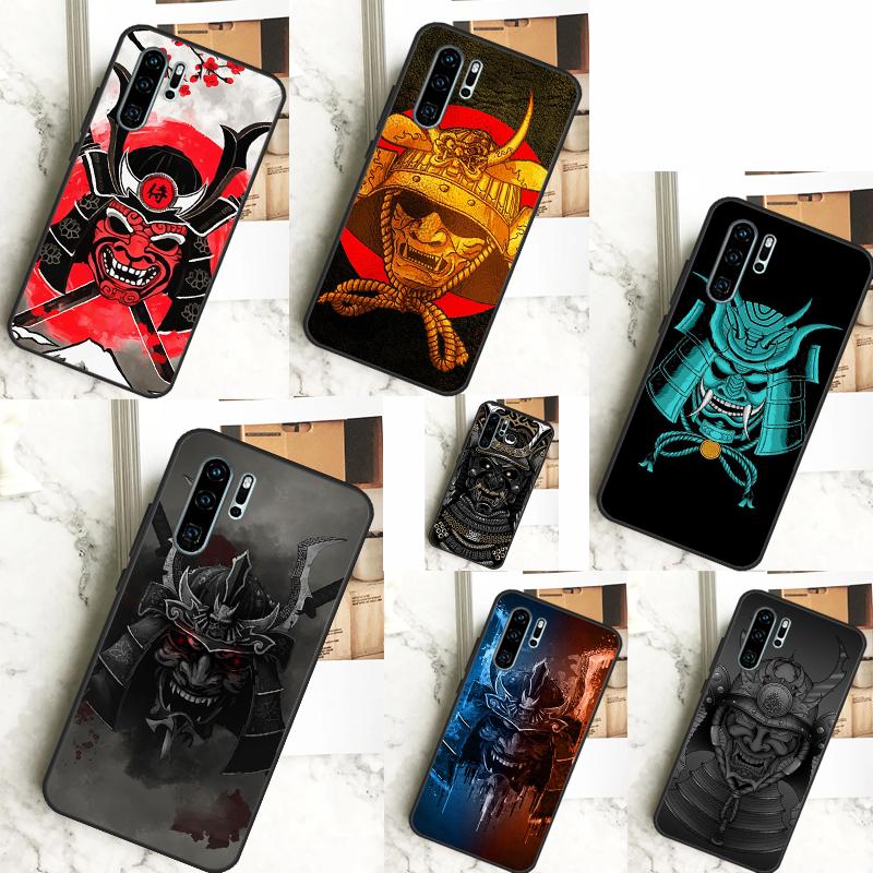 Oni Samurai Mask For Huawei Nova 11i 8i 7i 3i Nova 9 10 SE 5T Y60 Y70 Y90 Y91 Y61 P20 P30 P40 Lite Pro Case
