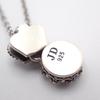 Used JUSTIN DAVIS DREAM TIME Crown Initial Y Necklace Silver 925 [Ioki Pawnshop]