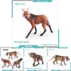 Simulated Wild Animal Wolf Model Ornament For Kids Educational Display With Realistic Design