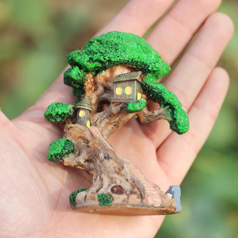 Tree House Micro-landscape Ornaments Landscape Decoration for DIY Resin Crafts