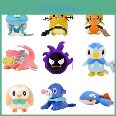 Adorable Pokemon Dedenne Gastly Rowlet Piplup Plush Toys Stuffed Dolls Xmas Gifts