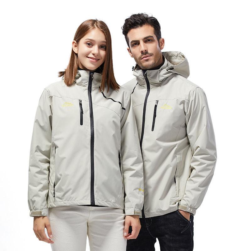 Autumn and Winter  Thin Style Couple Rushsuit Youth Fashion Outdoor Cycling Climbing Fishing Jacket
