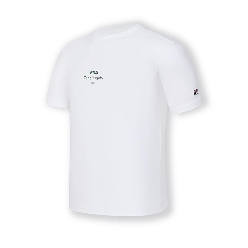 

New FILA Tennis Og T Shirt Men s Jade White A51M423117AWT 170/92A/M