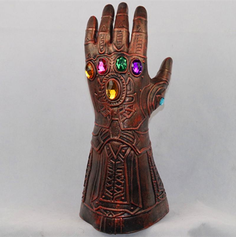 Marvel Avengers 4 Infinity Gauntlet: Premium Glowing Latex Thanos Gauntlet