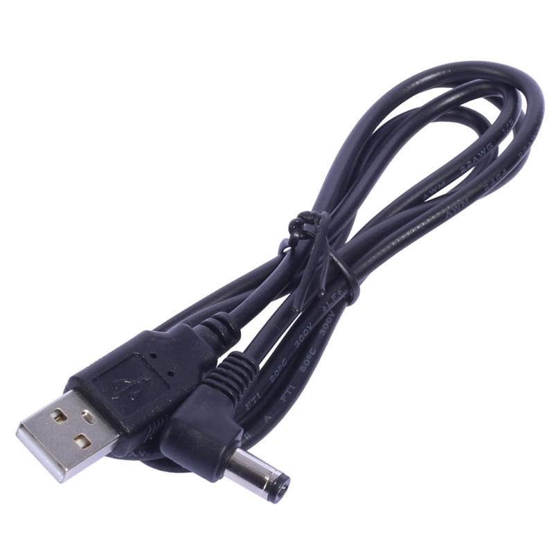 Reliable USB to DC5.5 x 2.1mm Power Cable Suitable for Navigation, Radios, and Alarm Clocks 1meter/39.37inch Length