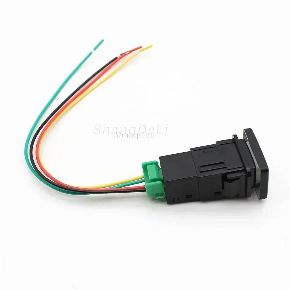 1Pc Orange LED Light Power On Off Steering Wheel Heat Switch Button For Mitsubishi Outlander Eclipse Cross Pajero Sport triton