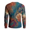 Herren Rundhals Langarm Rippstrick Pullover