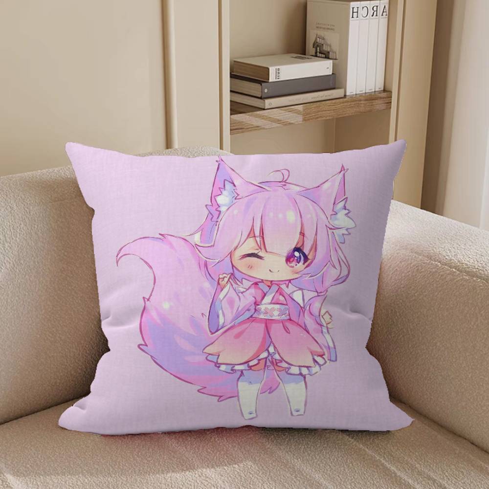 Anime Fairy Tail Stitch Lucky Dragon Pillow Cover Sofa Cushion Cover Home Room Decoration Children Gift