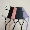 Coque Xiaomi Poco F7 Pro F7 Ultra Lanière Bonbon Emplacements pour Cartes Étui en Silicone Pour Poco F7 Pro Collier Avec Lanière Housse de Téléphone
