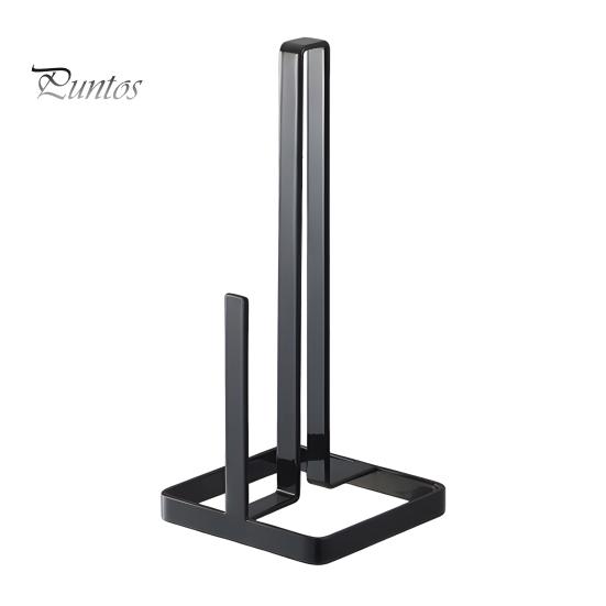 Držák na role papíru s protiskluzovou stabilní základnou, robustní držák na papírové ručníky z nerezové oceli, moderní stojanový dávkovač na pracovní desku