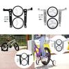 Kids Bike Training Wheels 5.12" Wheels Diameter, Heavy Duty Rear Wheels Adjustable Bicycle Stabilizers Auxiliary Wheels