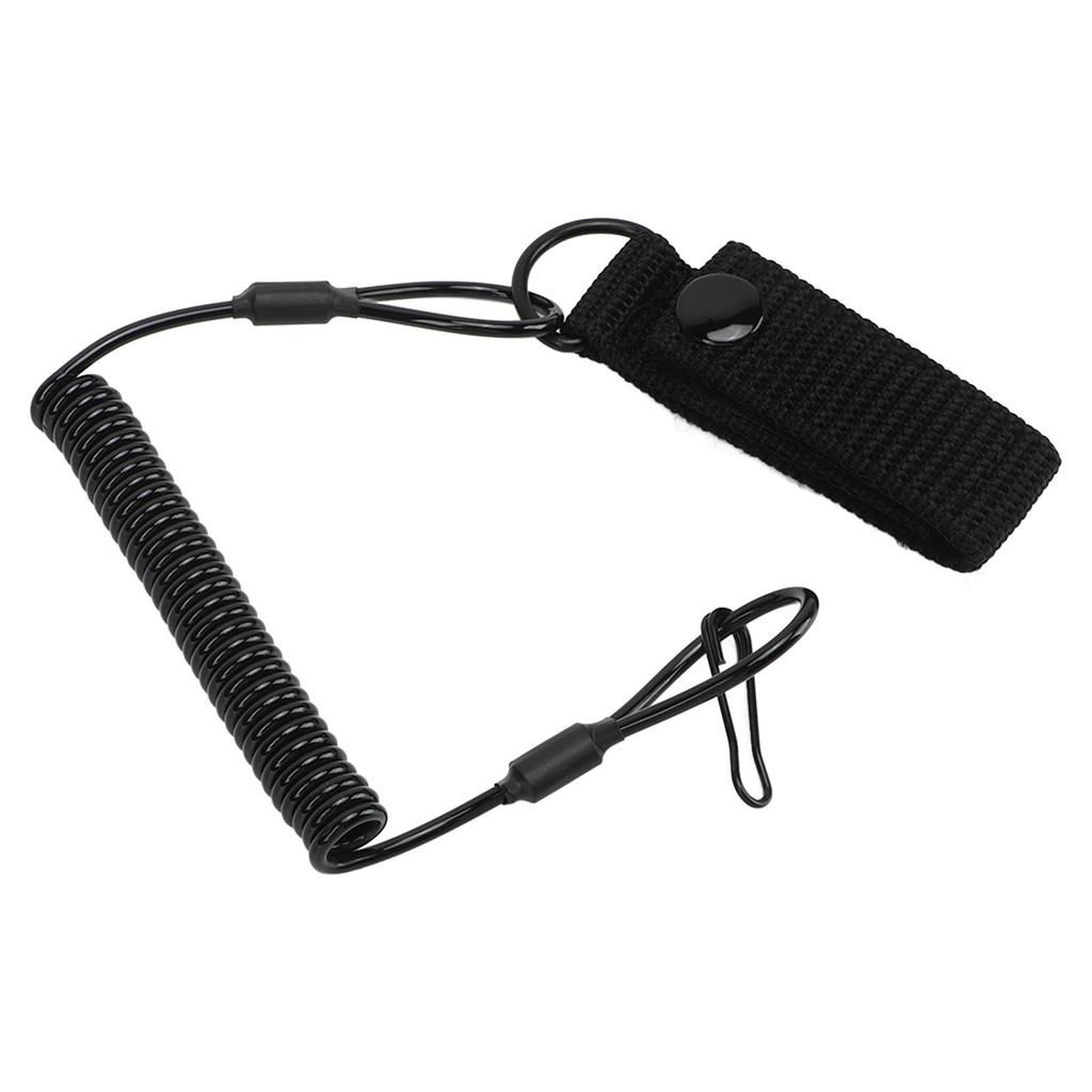 Cordão de Segurança de Mola para Ferramenta de Disparo Anti-Perda Resistente a Cortes Nylon Cordão de Câmera Corda para Acessórios de Caça ao Ar Livre